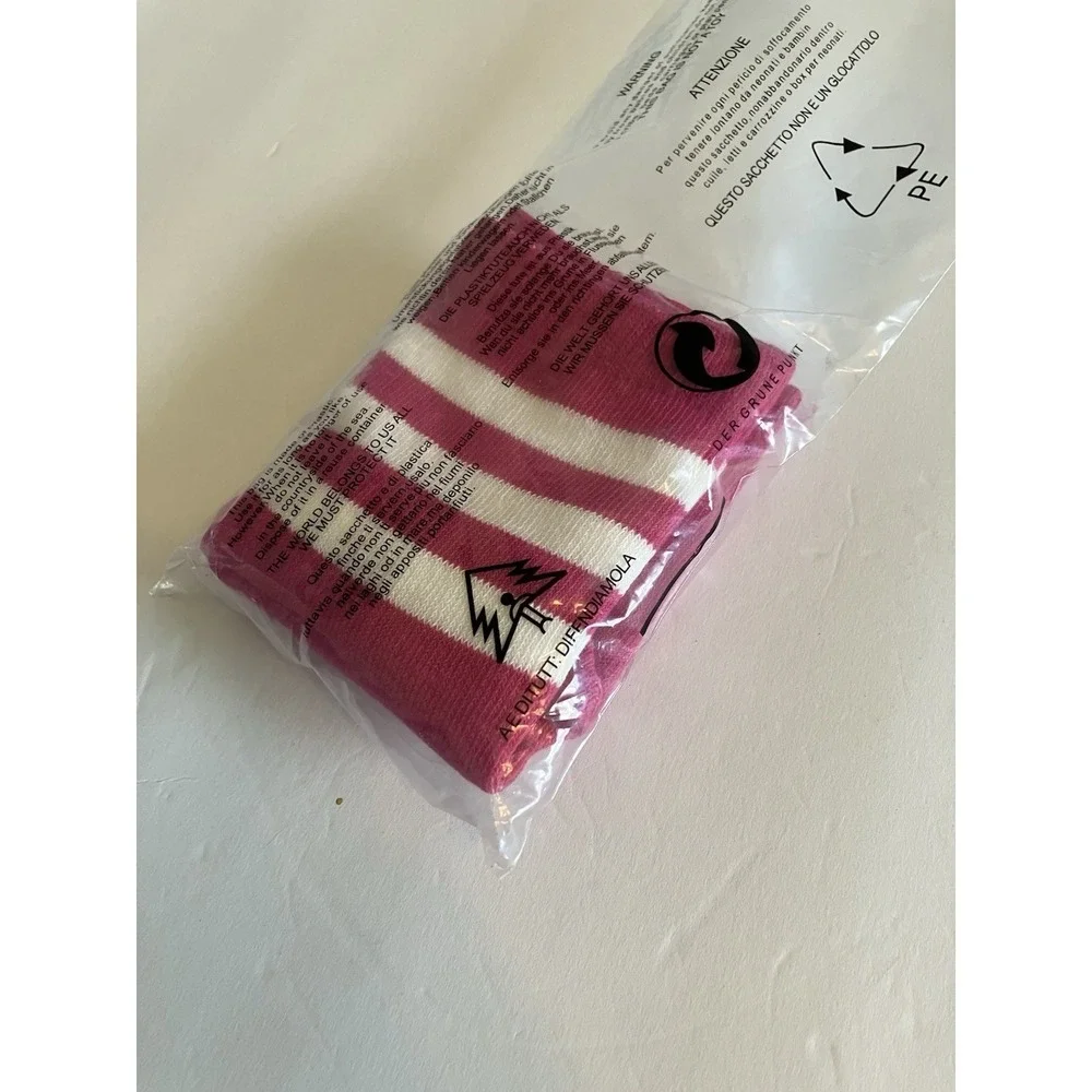 Enbaohui Soccer Socks Kids Toddler Pink Like New Three Stripes Sport Tube C284